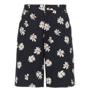 Moschino Black Cotton Bermuda Men's Shorts